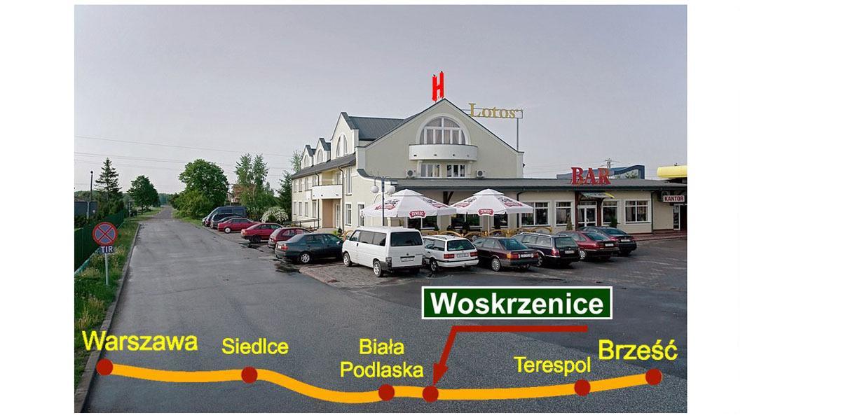 Hotel Lotos Woskrzenice Duze Eksteriør bilde